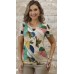 034315 - Blusa Manga Curta Ramany Estampada